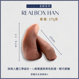 [RealBox真人系列] Han 外出填充&洗澡填充 兩用功能packer